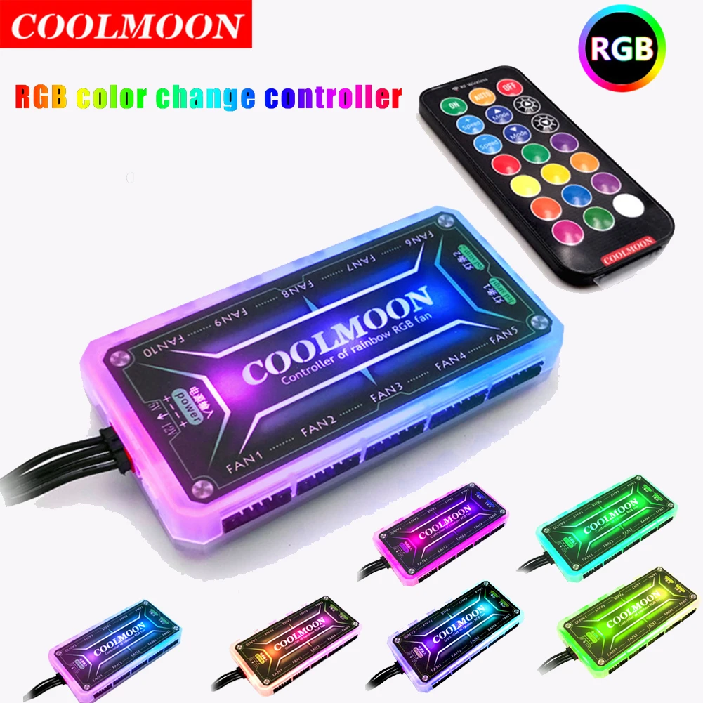 Tablet With All Accessories - Контроллер COOLMOON ARGB, 12 В, 5