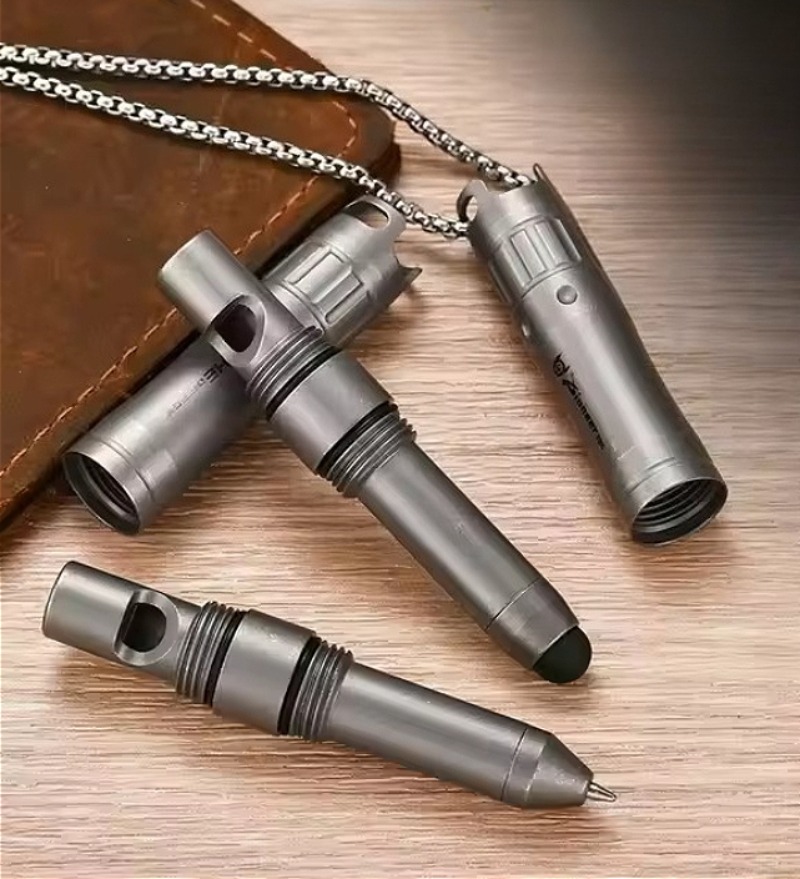 Tablet Drawing Accessories - Титановая ручка EDC с аварийным свистком