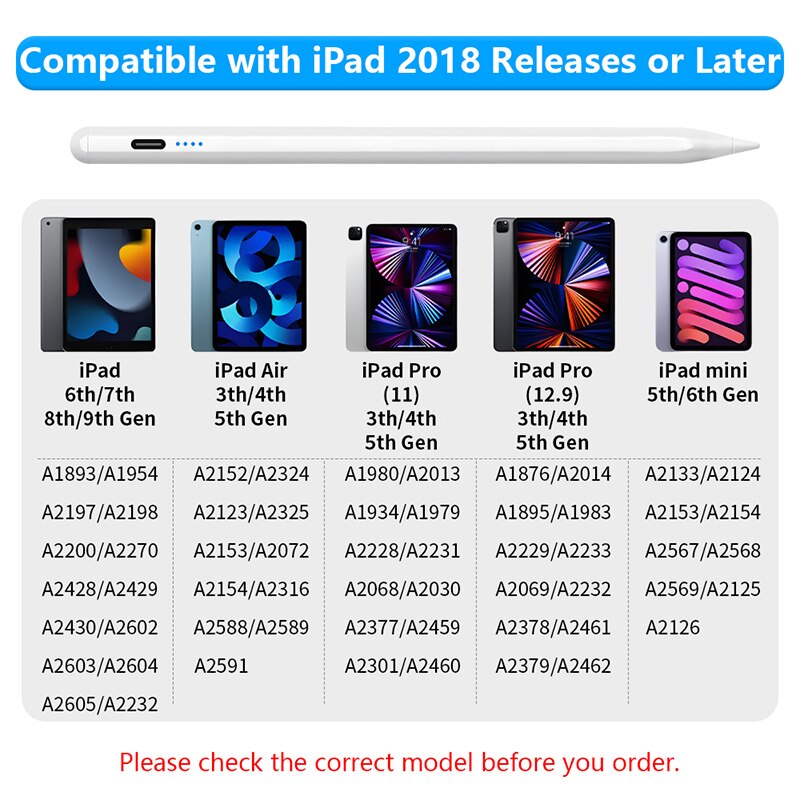 Для Apple Pencil Palm Rejectio – обзор и цена Ipad Pencil Stylus